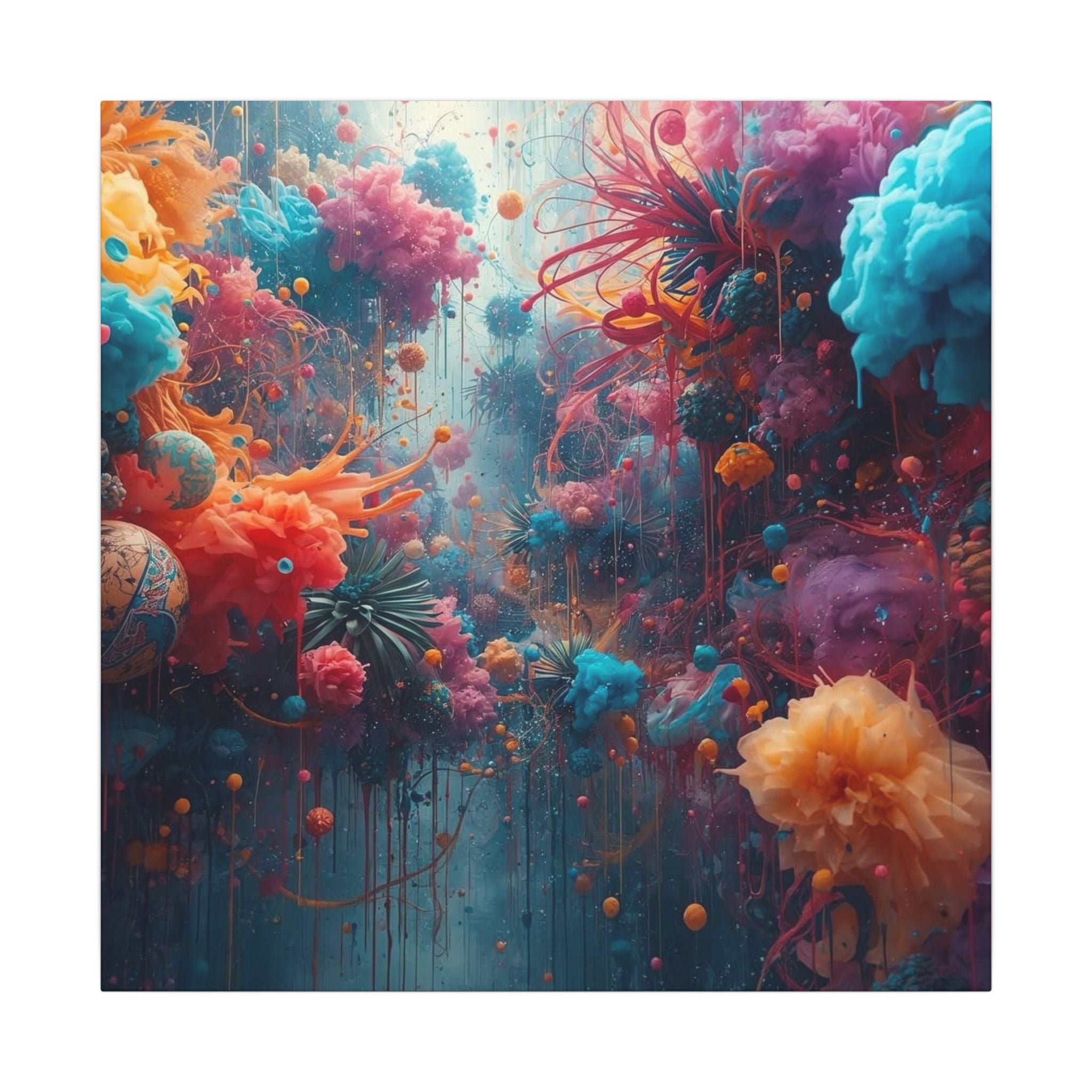 Color Splash collection — vivid ink explosion abstract art