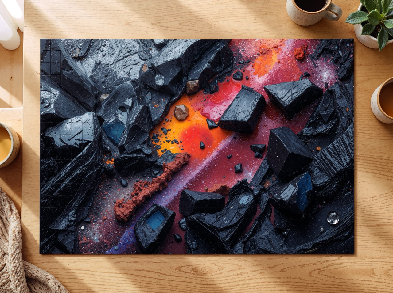 Impact Collection — abstract art built around a single frozen moment