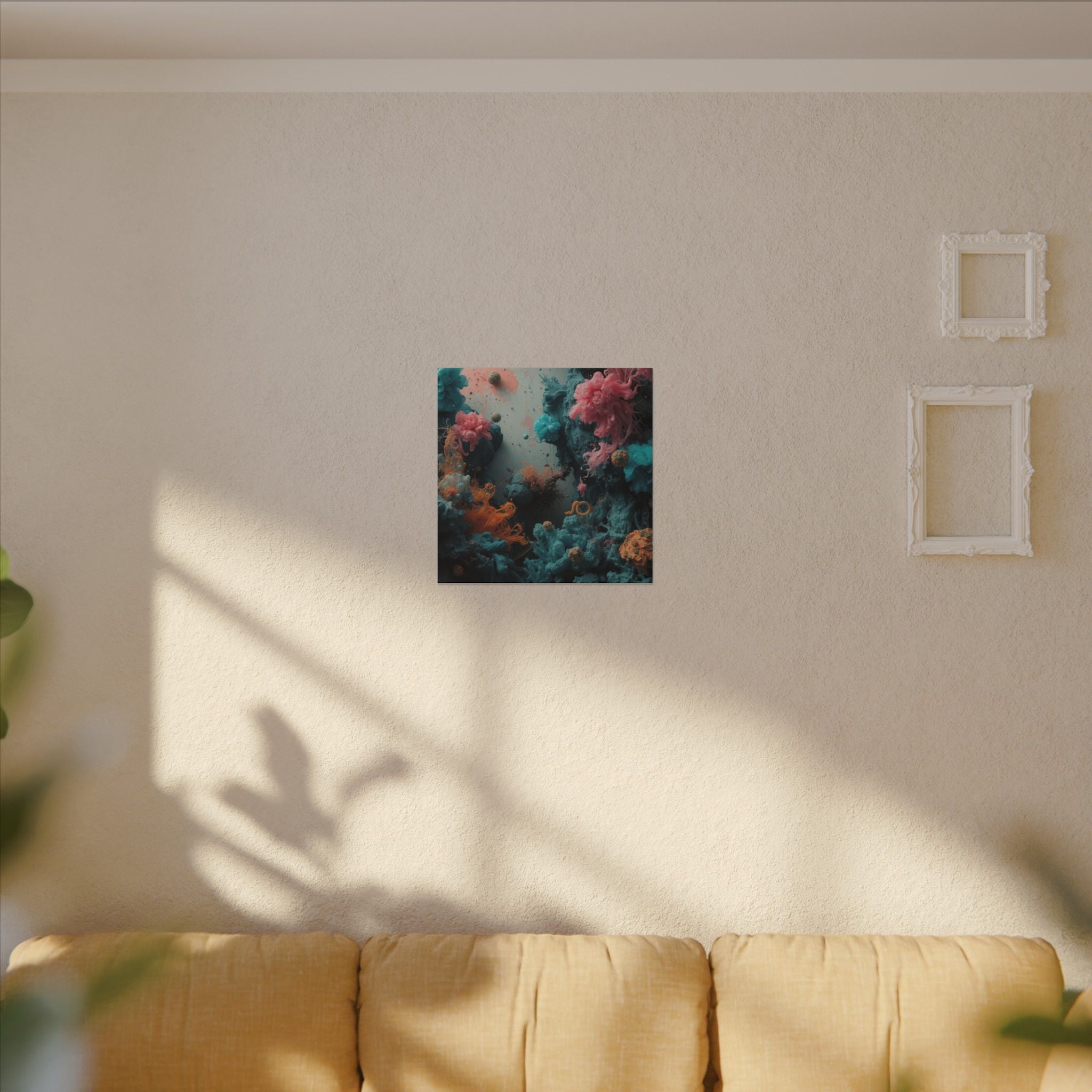 Tidebloom Canvas Print — Coral Reef Bloom Wall Art