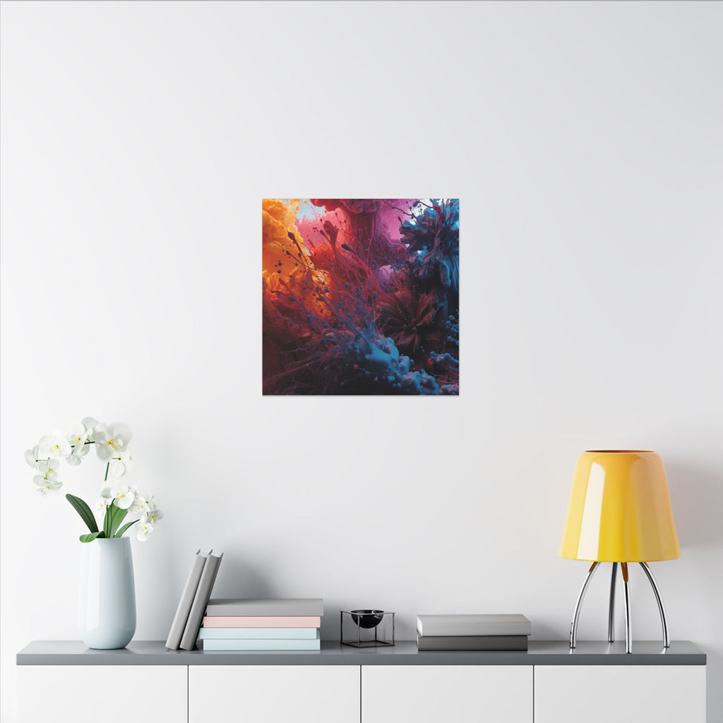 Tempestsplash Canvas Print — Violet Storm Splash Wall Art