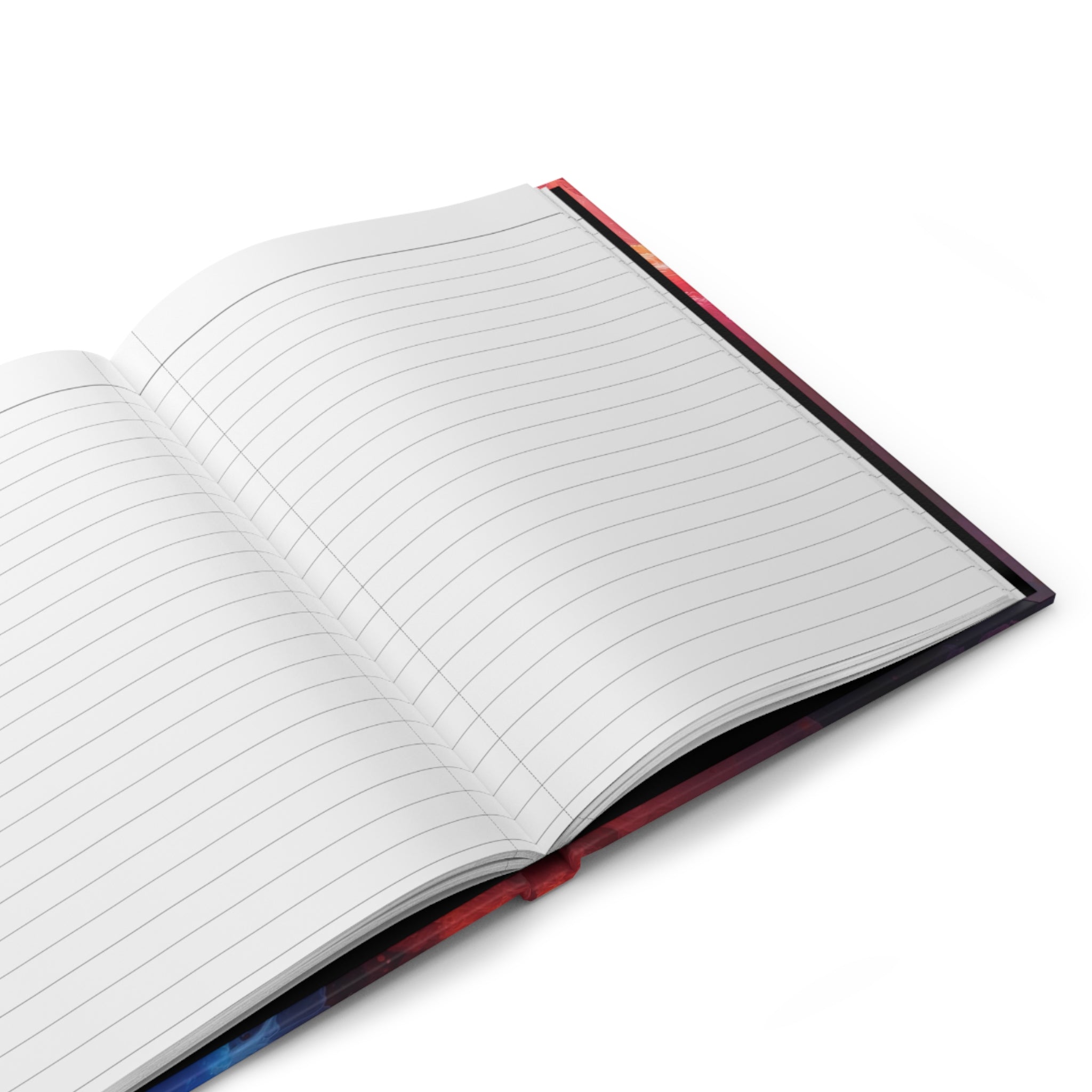 Rosehaze Hardcover Journal — Magenta Cloudburst Notebook