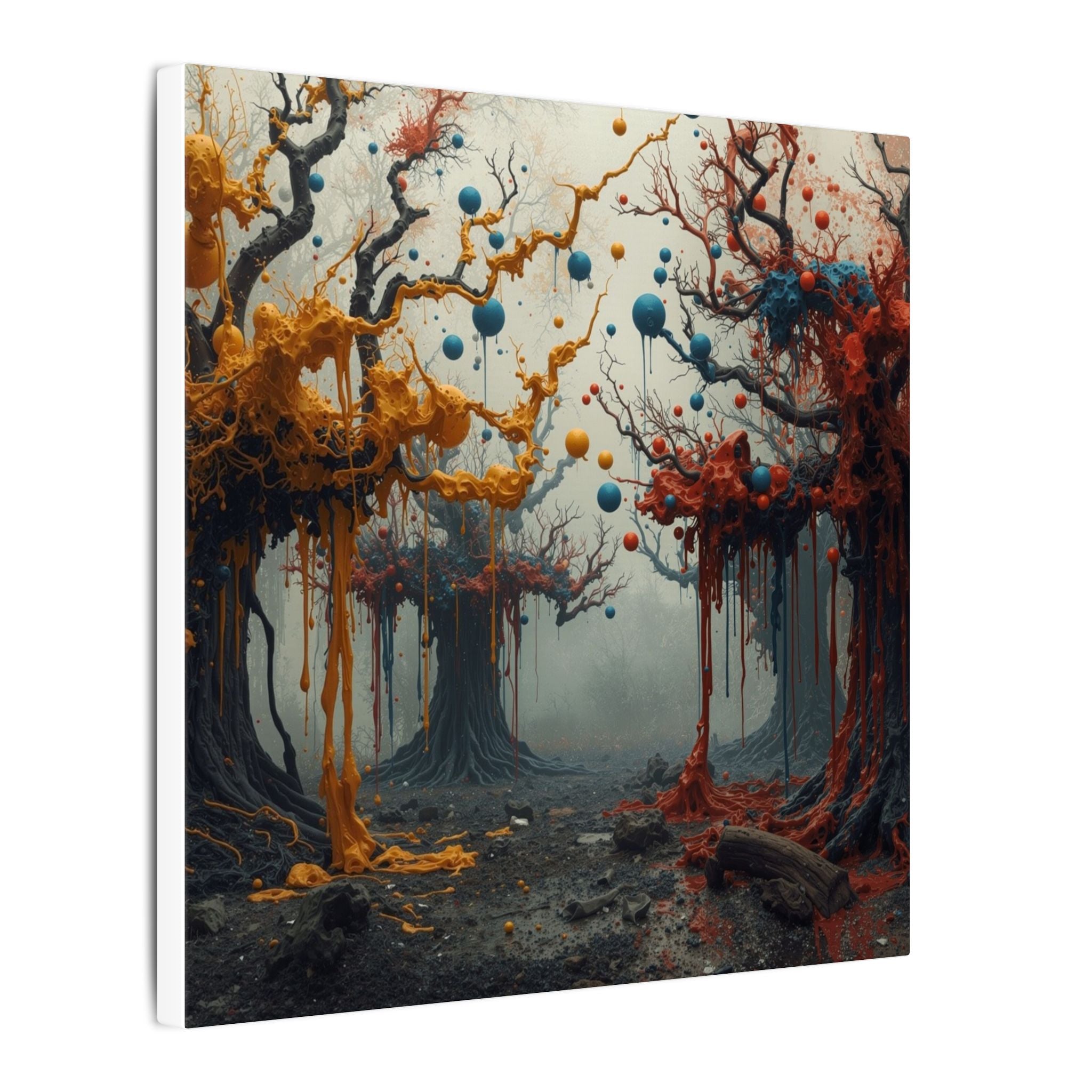 CONJURE — Surreal Paint Forest Canvas Wall Art