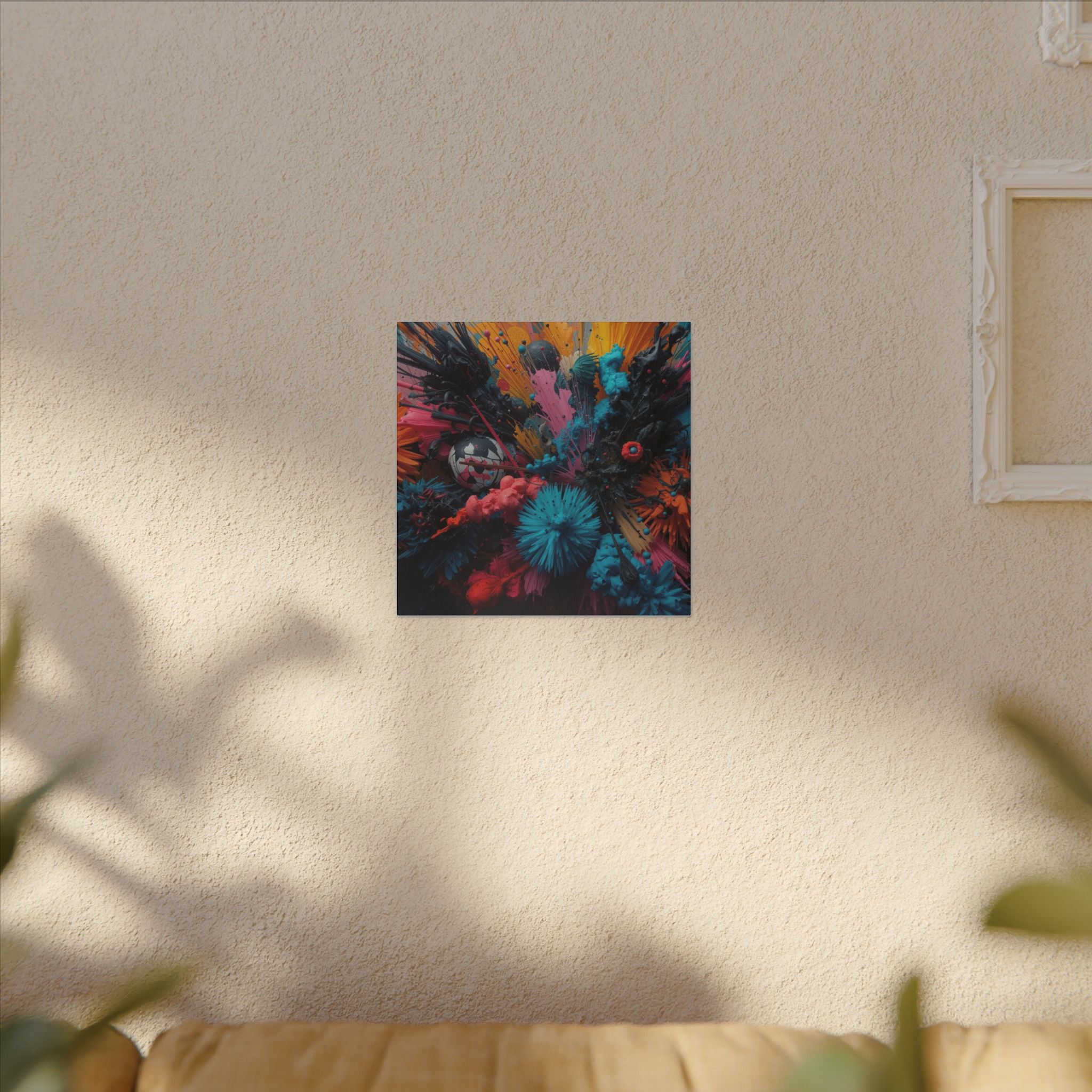 Radiantburst Canvas Print — Radiant Color Burst Wall Art