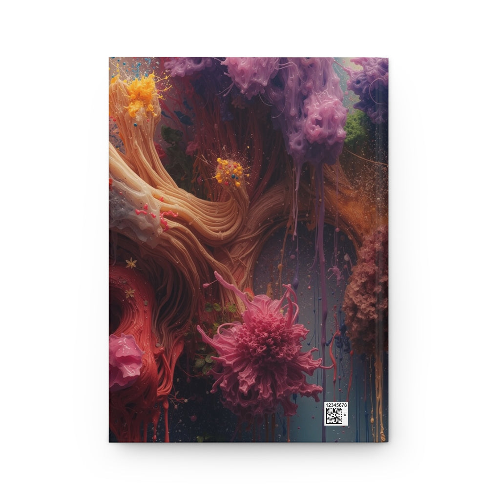 Spectrumdrip Hardcover Journal — Rainbow Drip Notebook