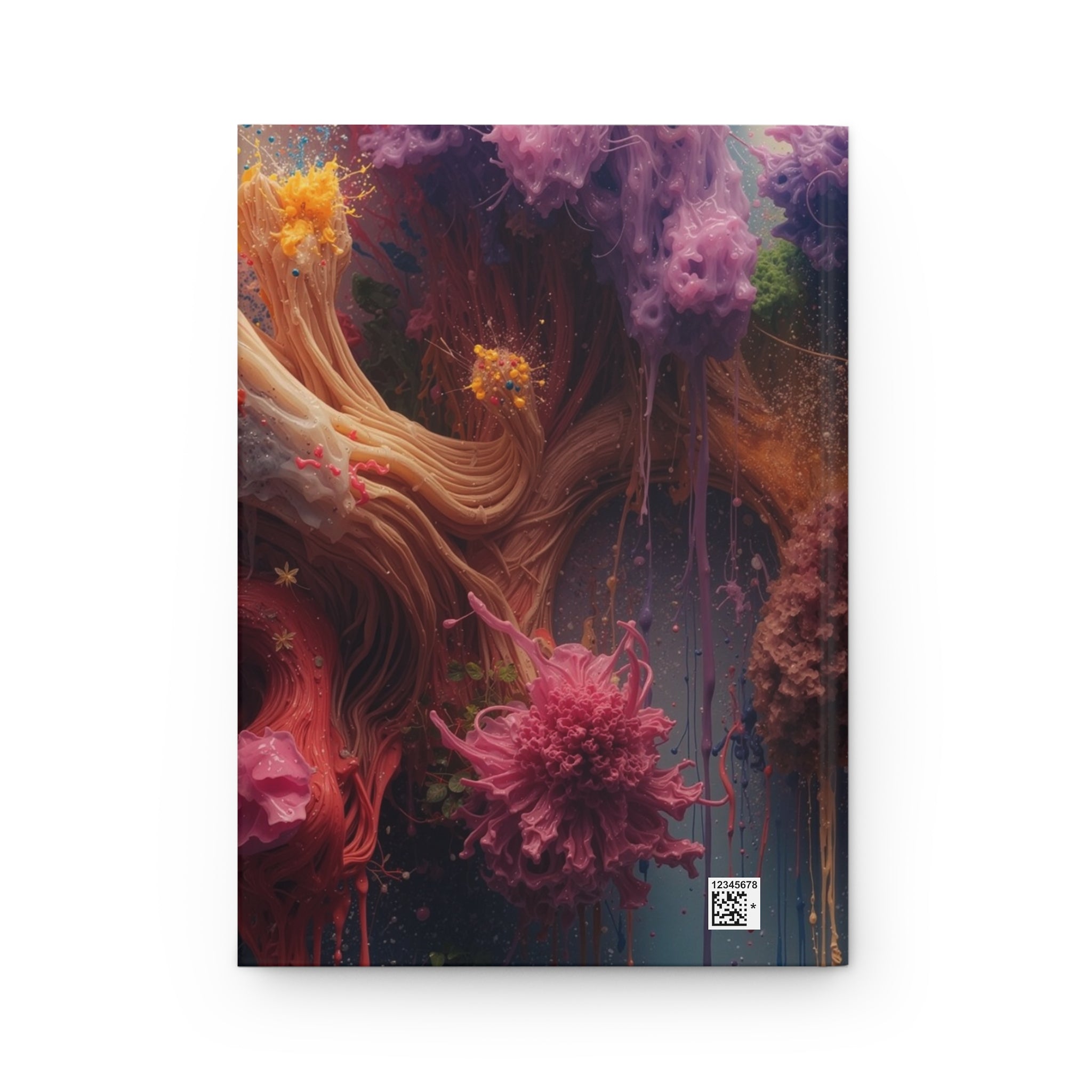 Spectrumdrip Hardcover Journal — Rainbow Drip Notebook