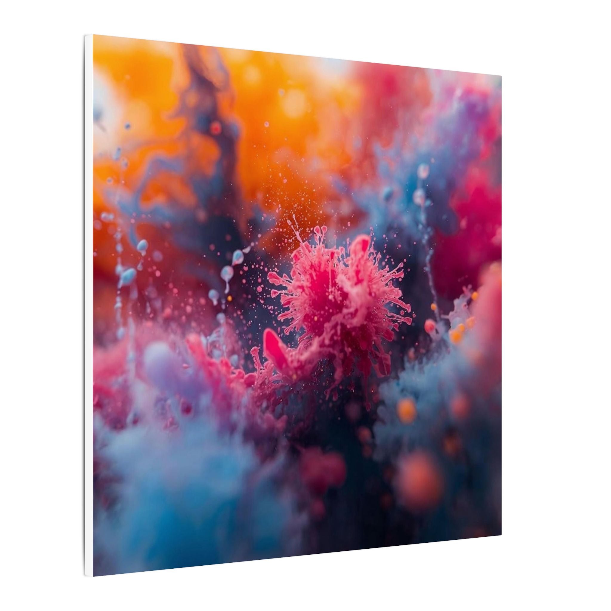 Novaflare Canvas Print — Magenta Burst Abstract Wall Art