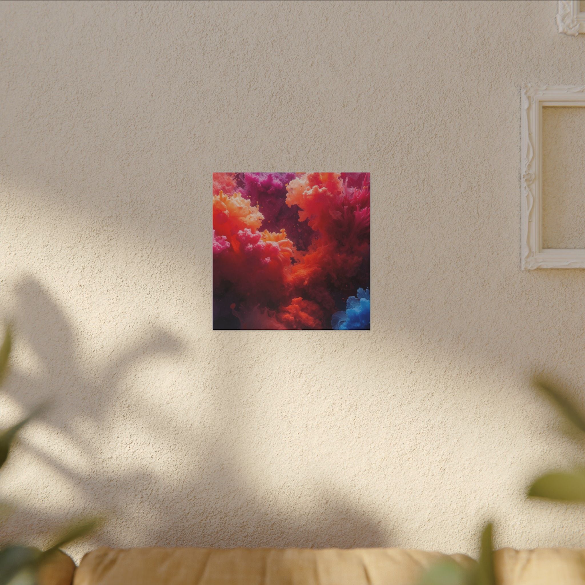 Rosehaze Canvas Print — Magenta Cloudburst Wall Art