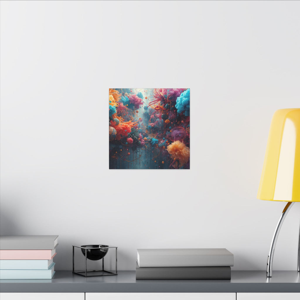Bloomsurge Canvas Print — Abstract Color Splash Wall Art