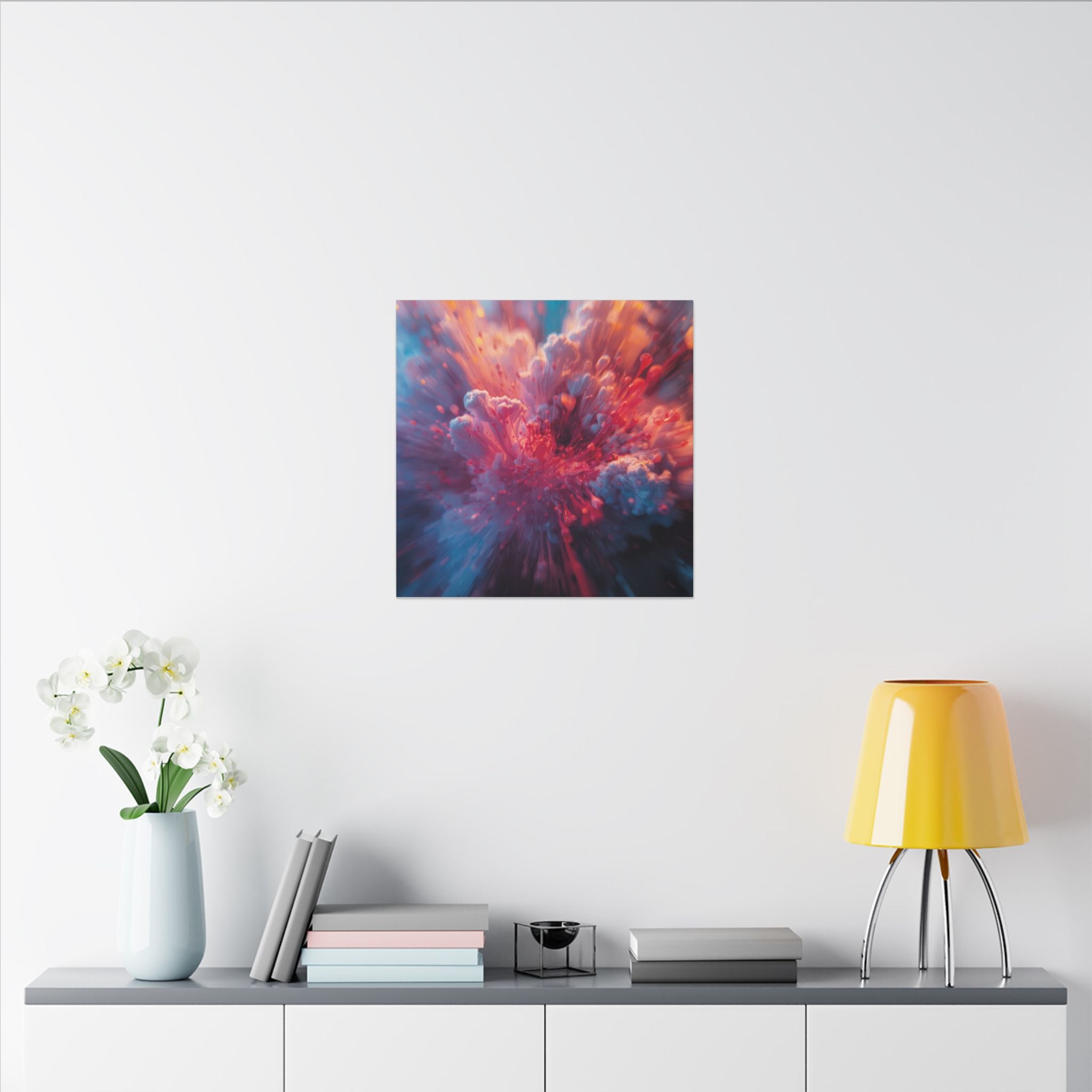 Vortexbloom Canvas Print — Radial Motion Burst Wall Art