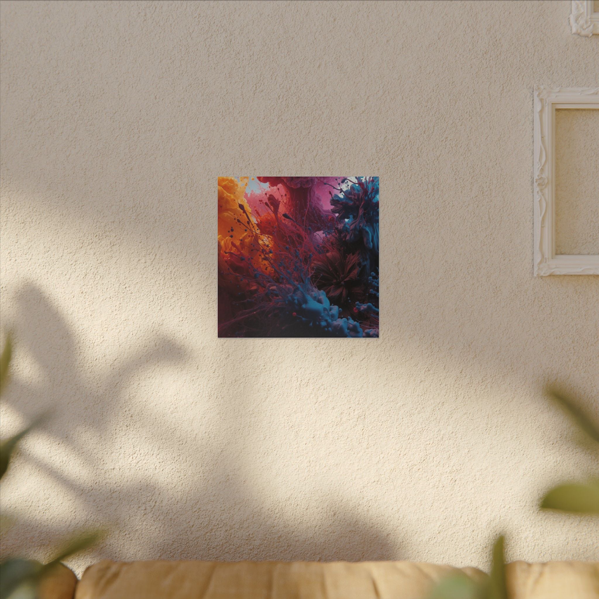 Tempestsplash Canvas Print — Violet Storm Splash Wall Art