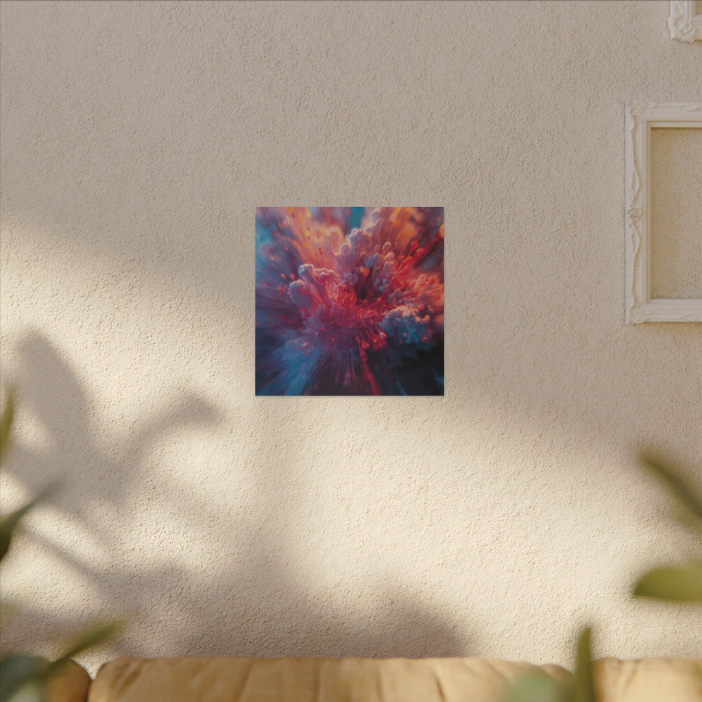 Vortexbloom Canvas Print — Radial Motion Burst Wall Art
