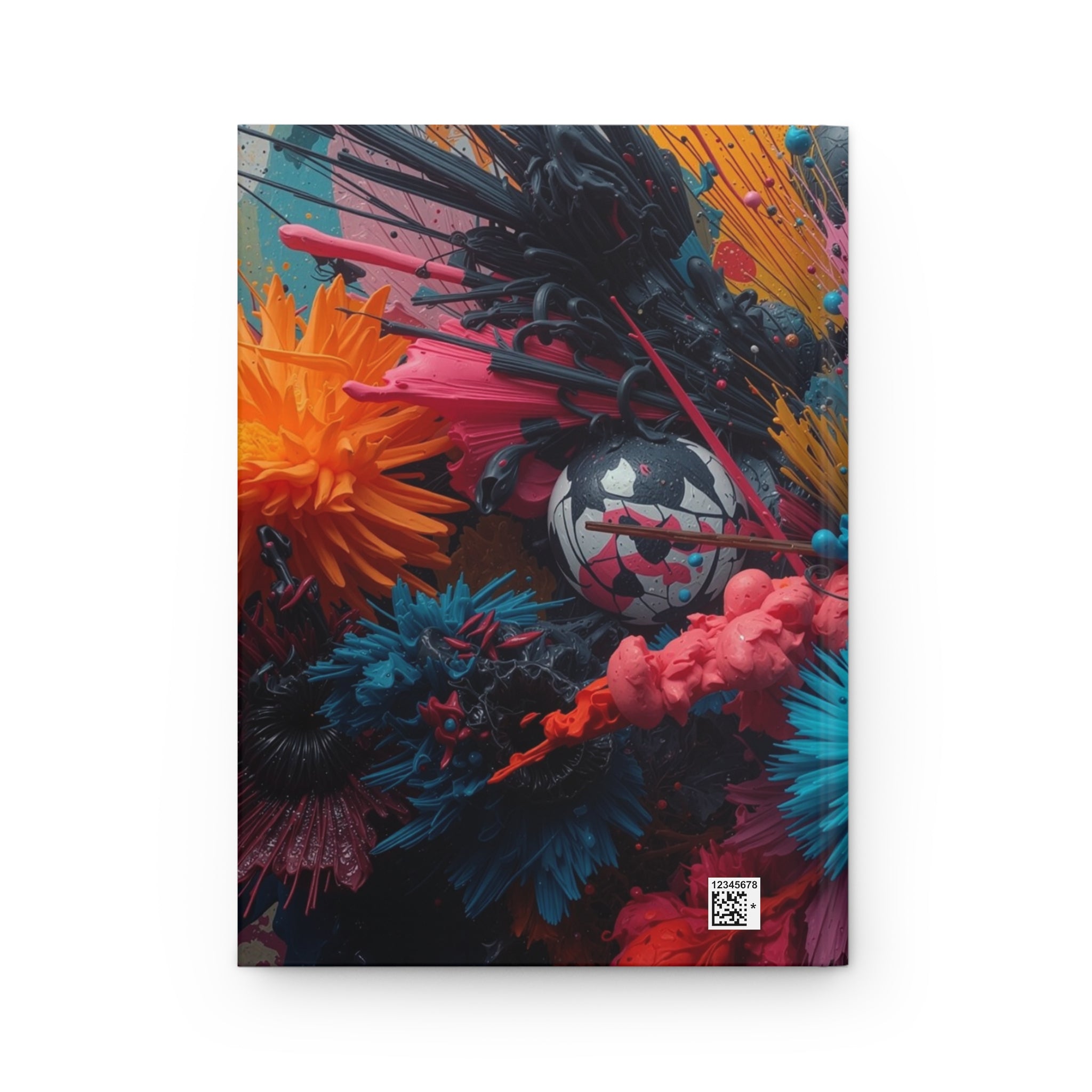 Radiantburst Hardcover Journal — Radiant Color Burst Notebook