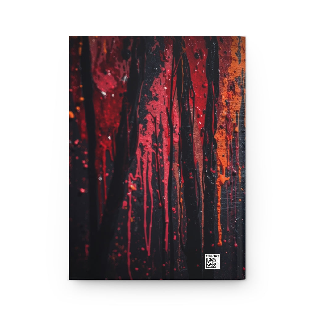 VESPER abstract forest hardcover art journal by Scattercrate — twilight moody forest notebook