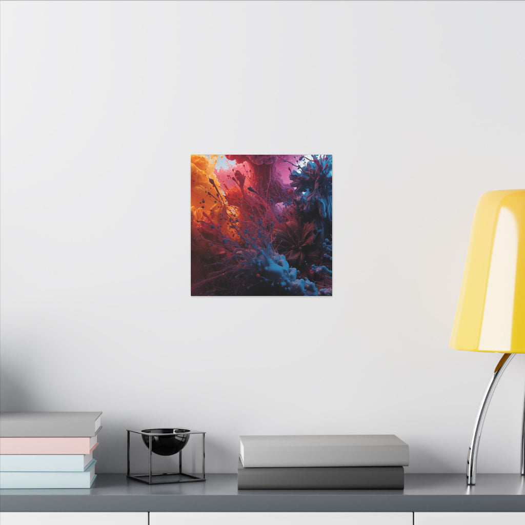 Tempestsplash Canvas Print — Violet Storm Splash Wall Art