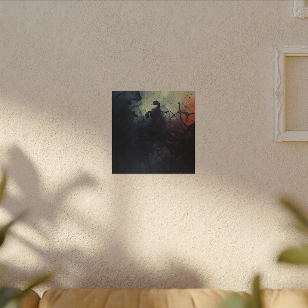 Inkscorch Canvas Print — Firelit Ink Wall Art