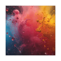 MISTBLOOM canvas wall art by Scattercrate — dew bloom particles suspended mid-air