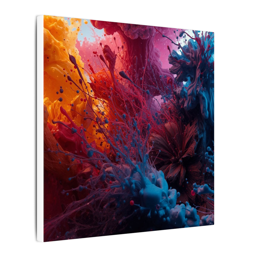 Tempestsplash Canvas Print — Violet Storm Splash Wall Art