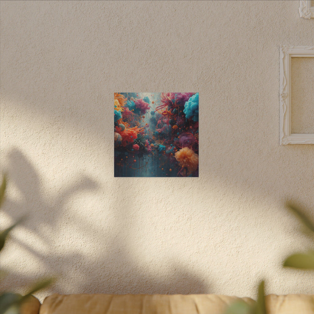 Bloomsurge Canvas Print — Abstract Color Splash Wall Art