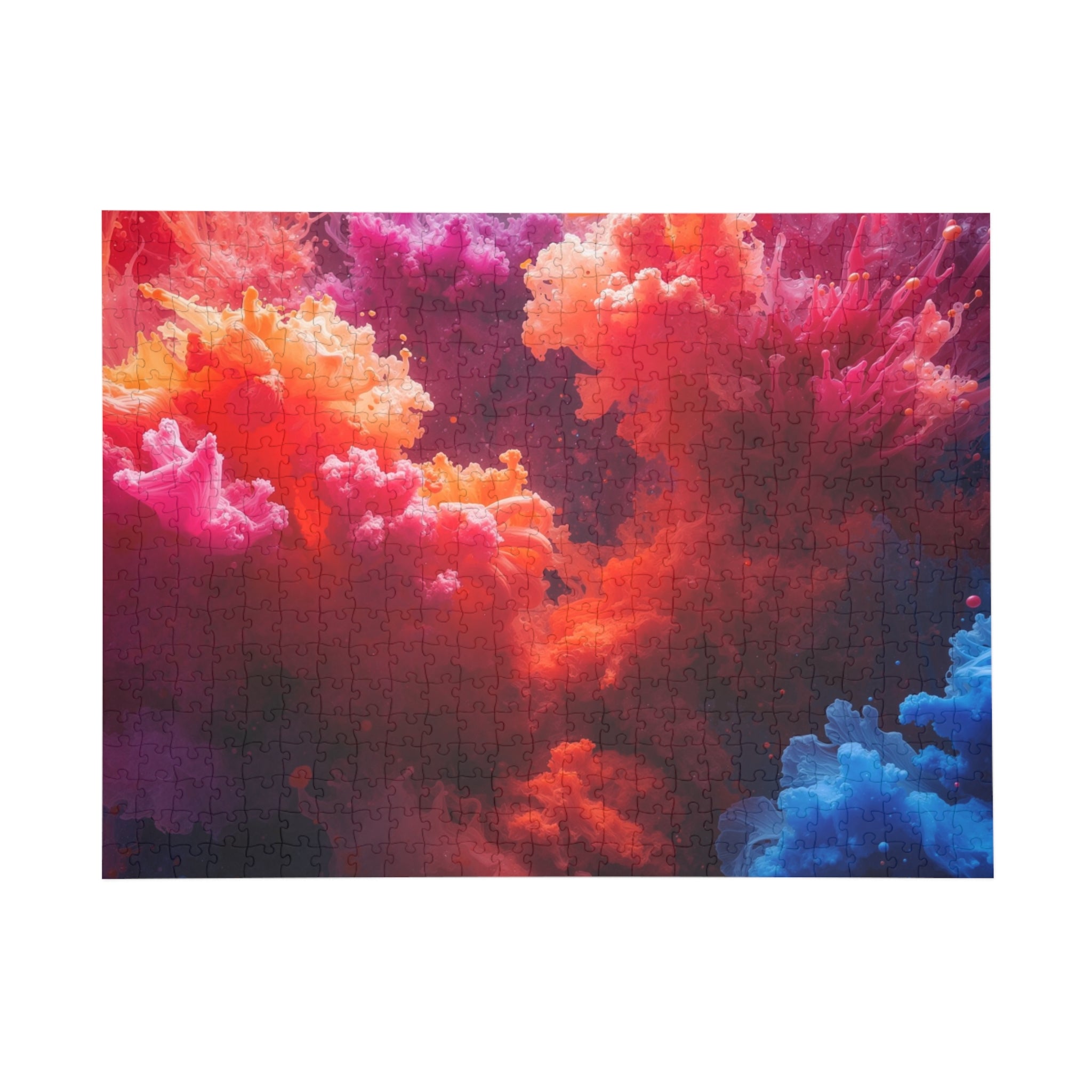 Rosehaze 500-Piece Jigsaw Puzzle — Magenta Cloudburst Art