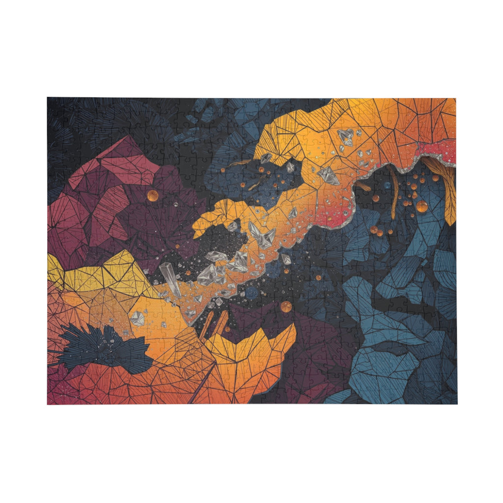 FACETBLOOM — 500-Piece Abstract Art Puzzle