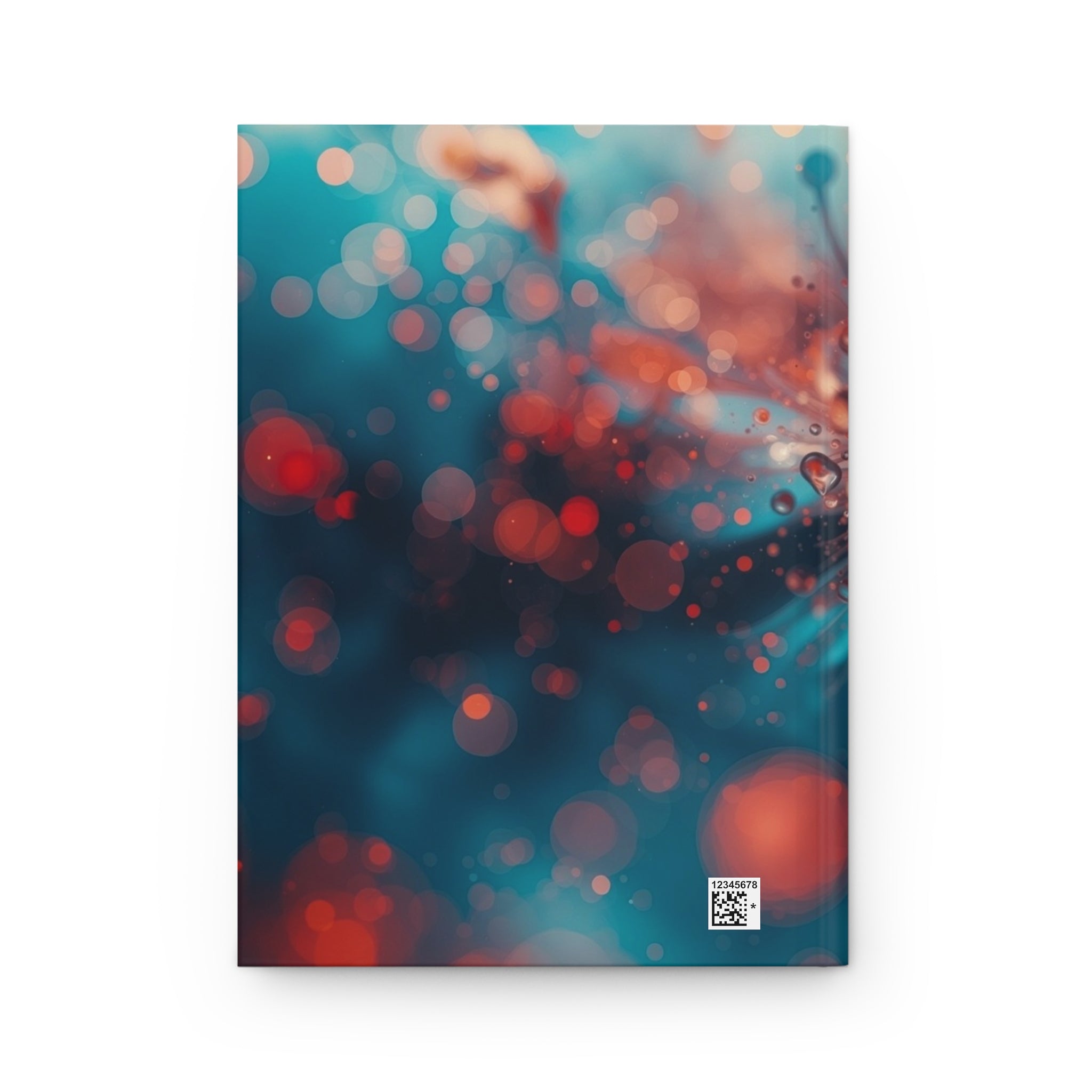 Sparkburst Hardcover Journal — Ember Starburst Notebook