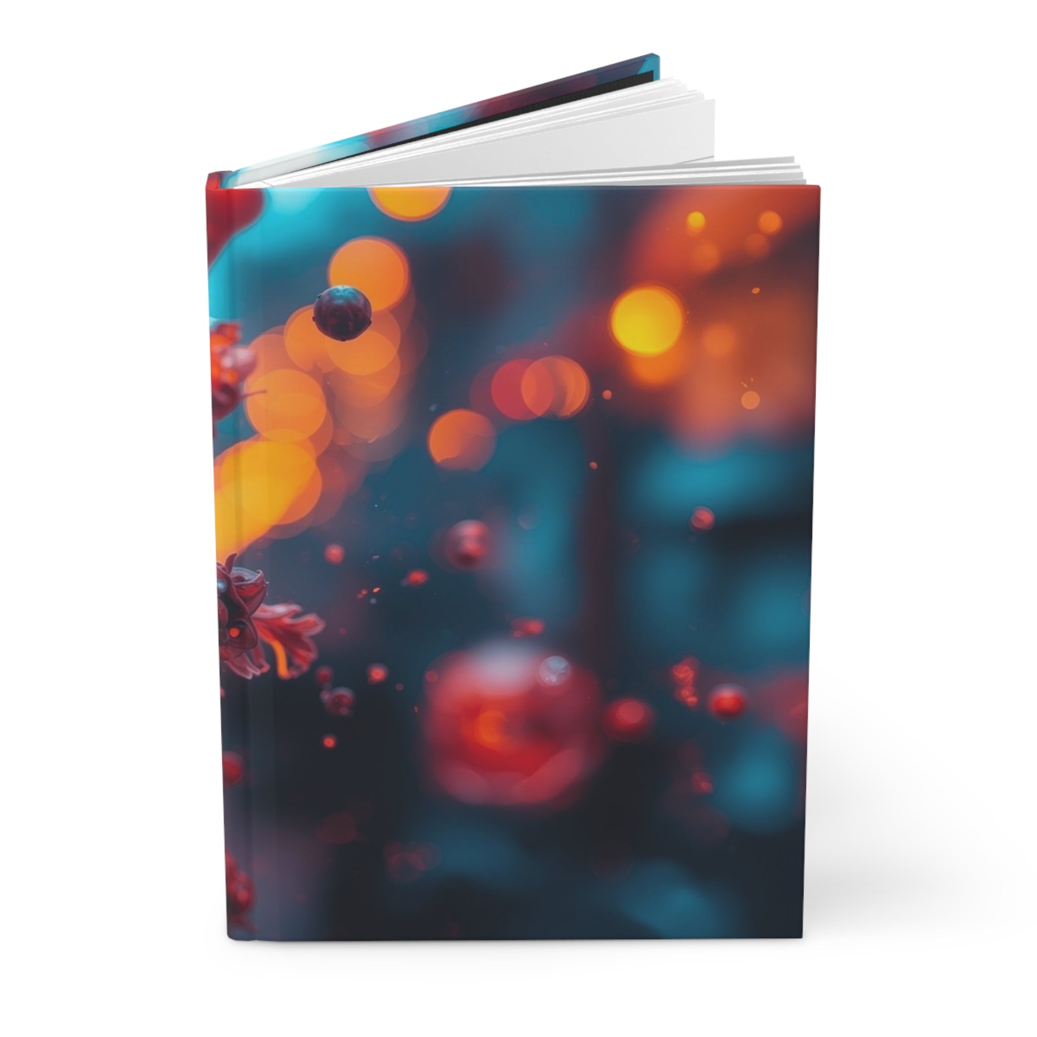 Crimsonsprig Hardcover Journal — Crimson Ink Sprig Notebook