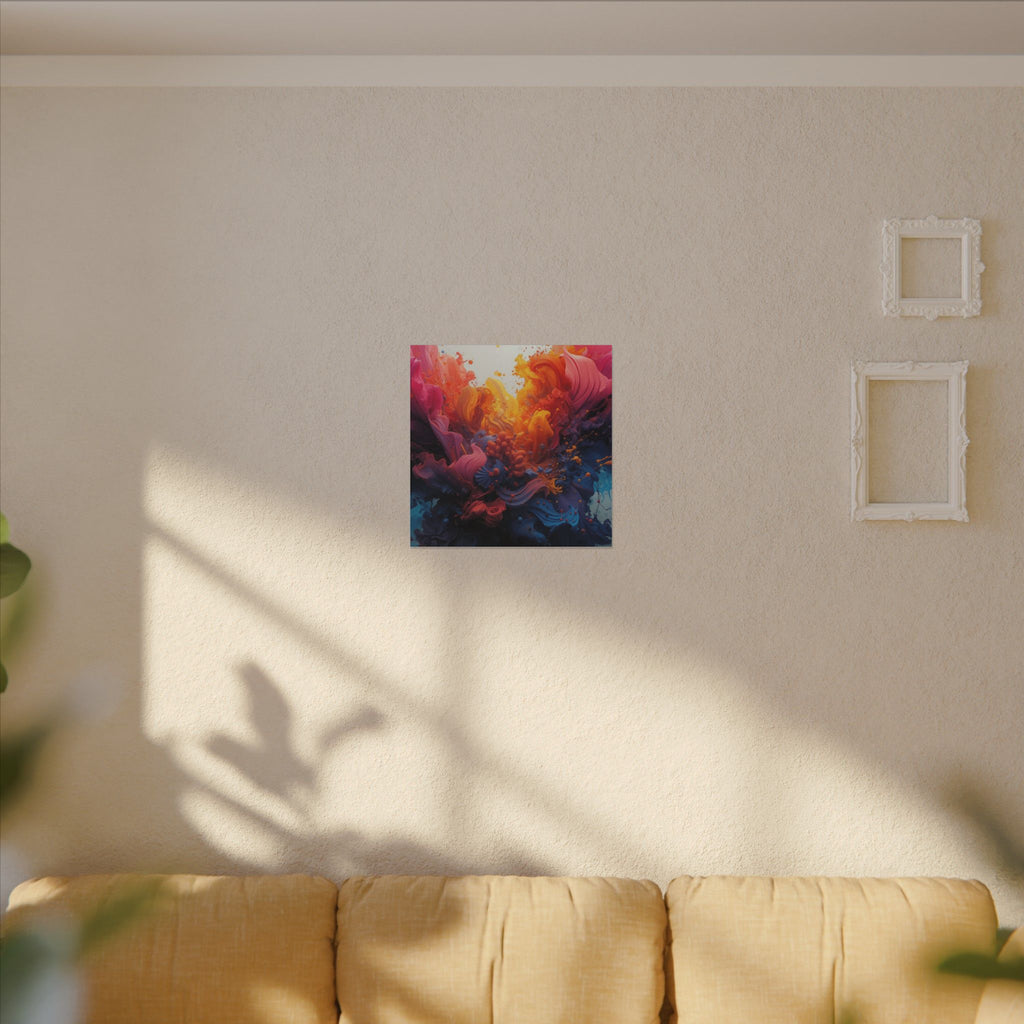 Petalsurge canvas print by Scattercrate — magenta petal wall art, surging floral color