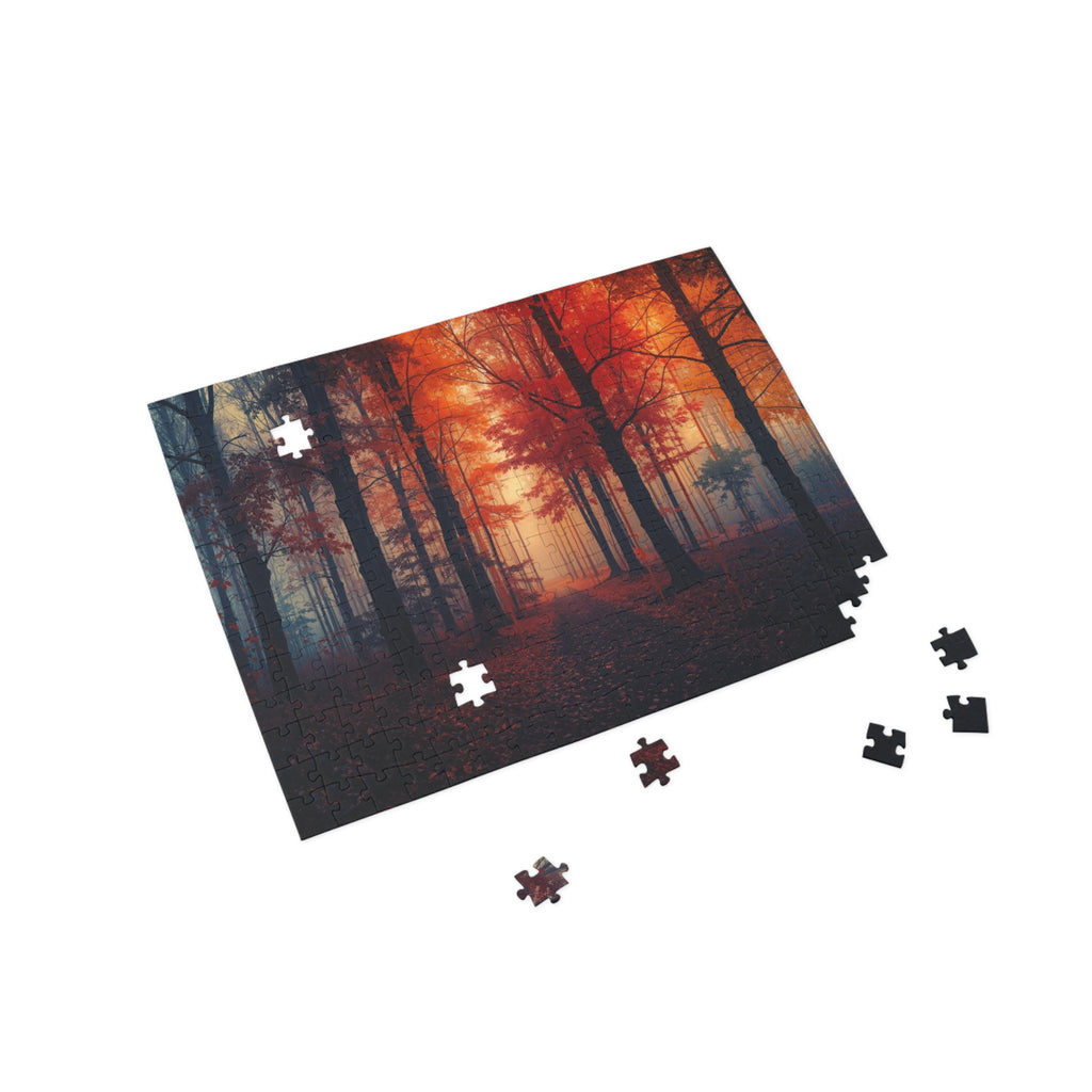 AMBER FOREST — 500-Piece Autumn Forest Art Puzzle