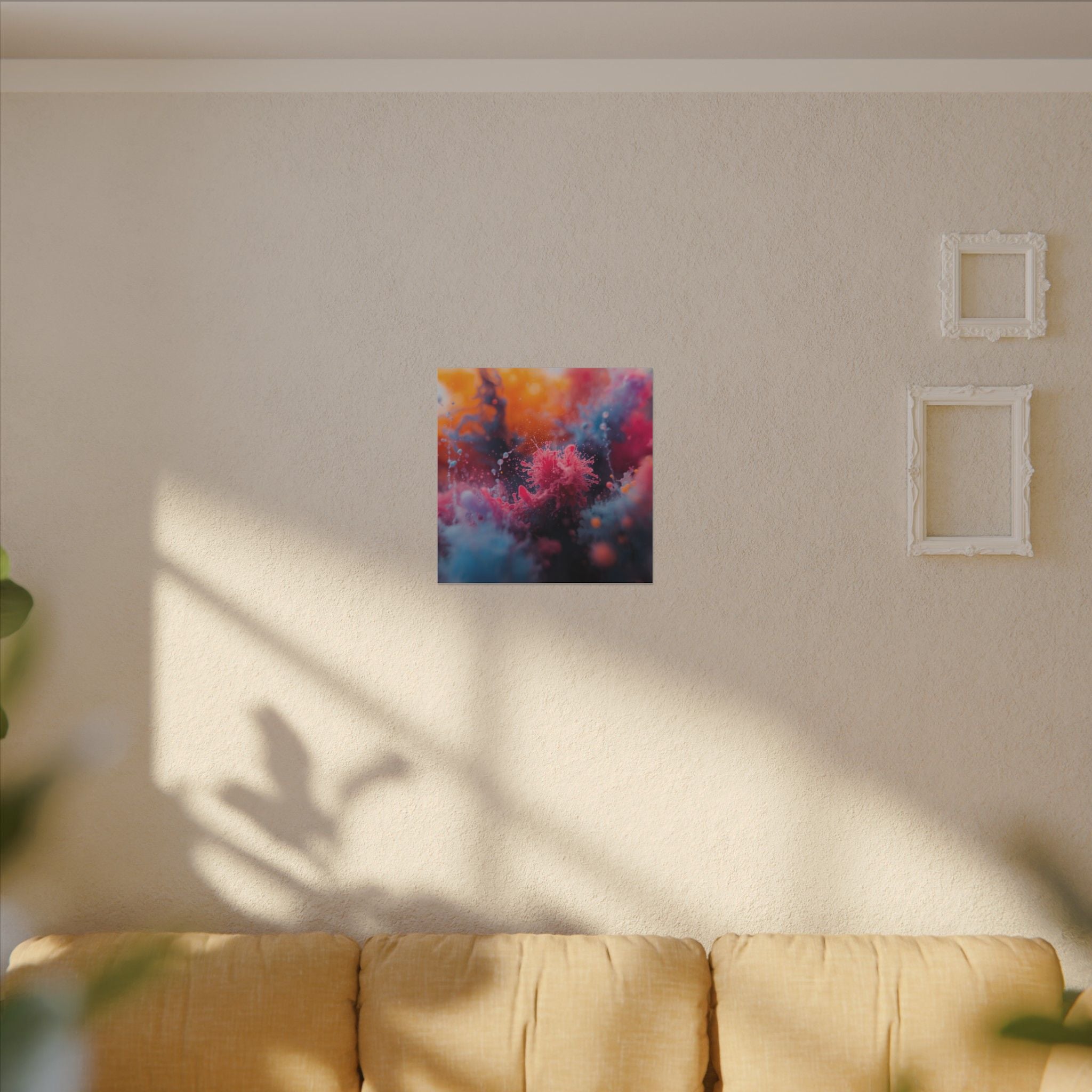 Novaflare Canvas Print — Magenta Burst Abstract Wall Art