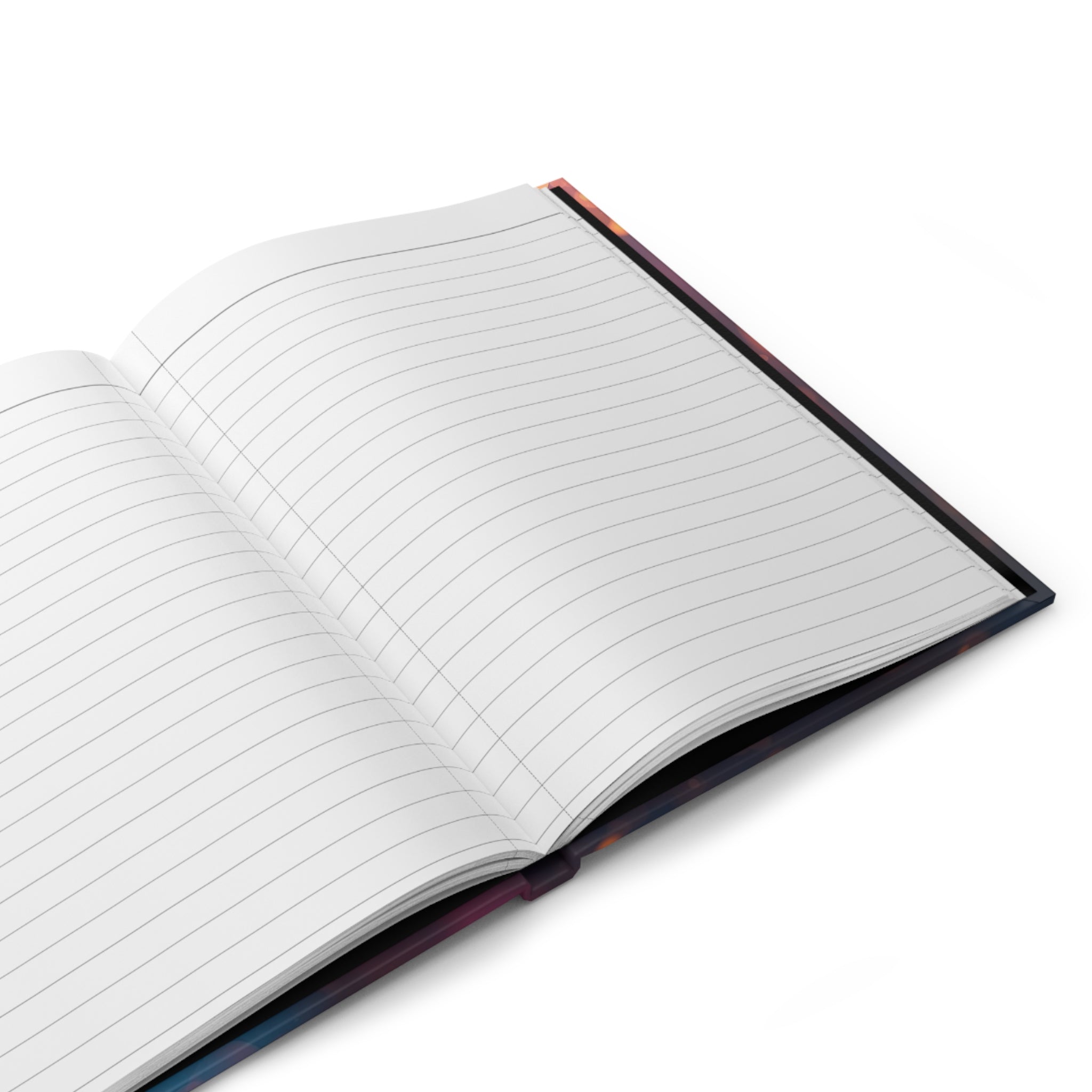 Sunstreak Hardcover Journal — Golden Streak Notebook