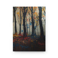 IMPASTO abstract forest hardcover art journal by Scattercrate — textured moody forest notebook