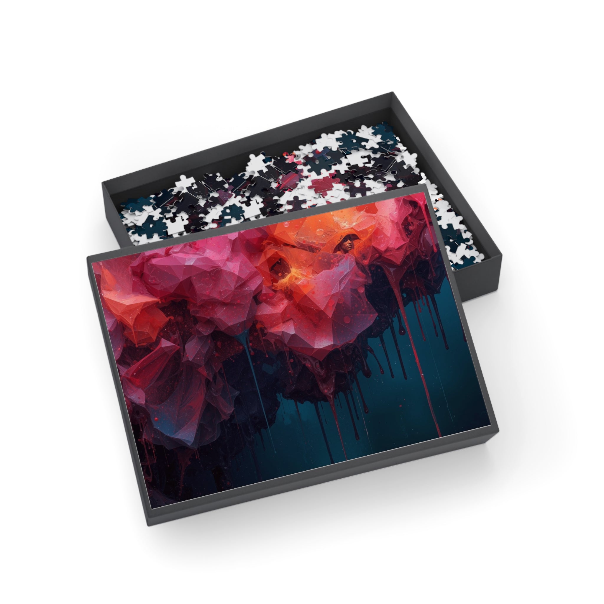 CRIMSONDRIP — 500-Piece Abstract Art Puzzle