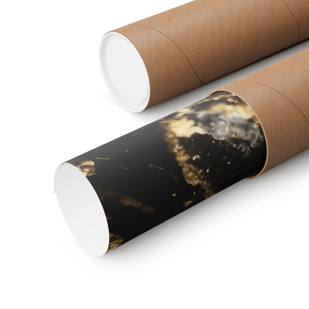 AURUM — Black and Gold Abstract Art Poster | Dark Aesthetic Wall Decor | Scattercrate