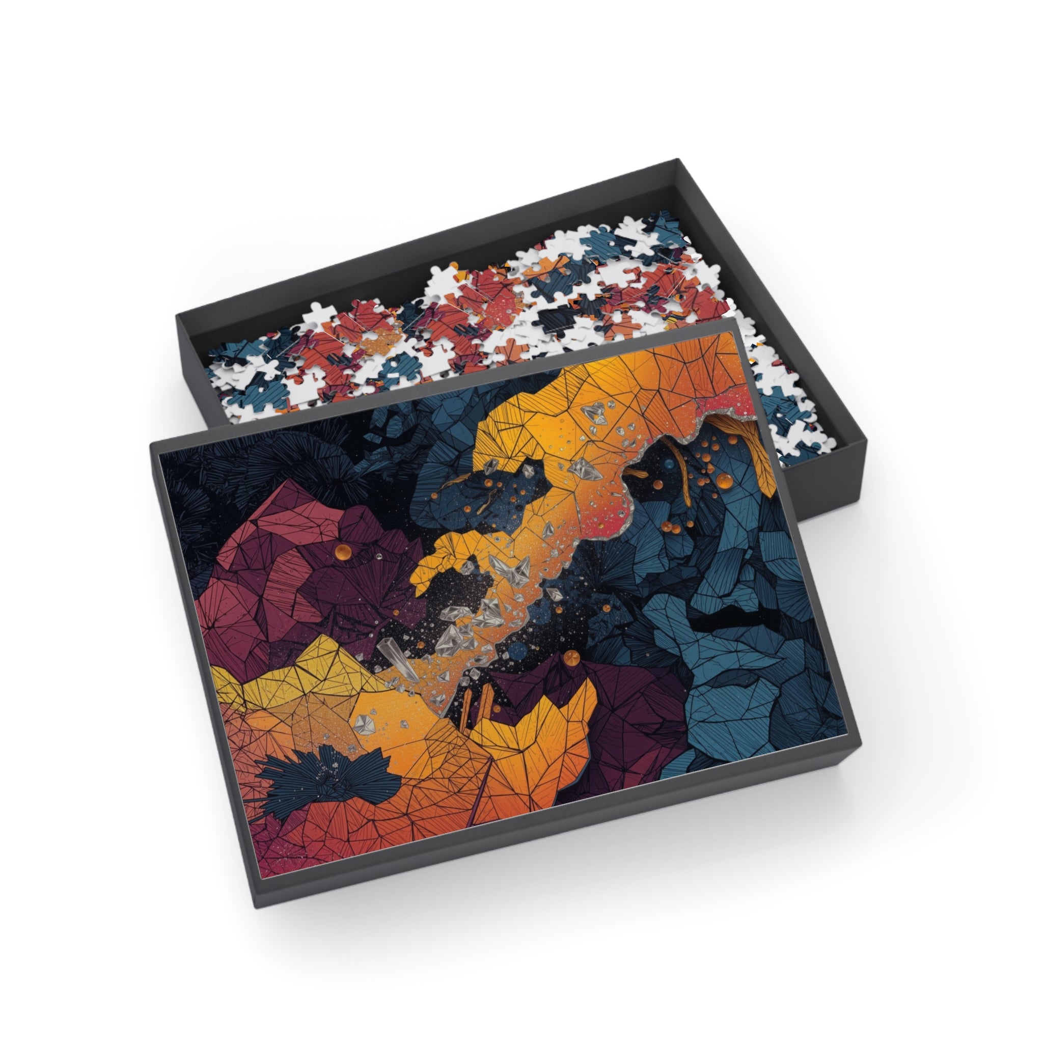 FACETBLOOM — 500-Piece Abstract Art Puzzle
