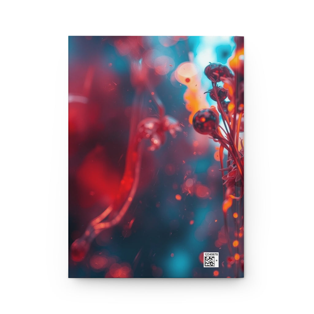 Crimsonsprig Hardcover Journal — Crimson Ink Sprig Notebook