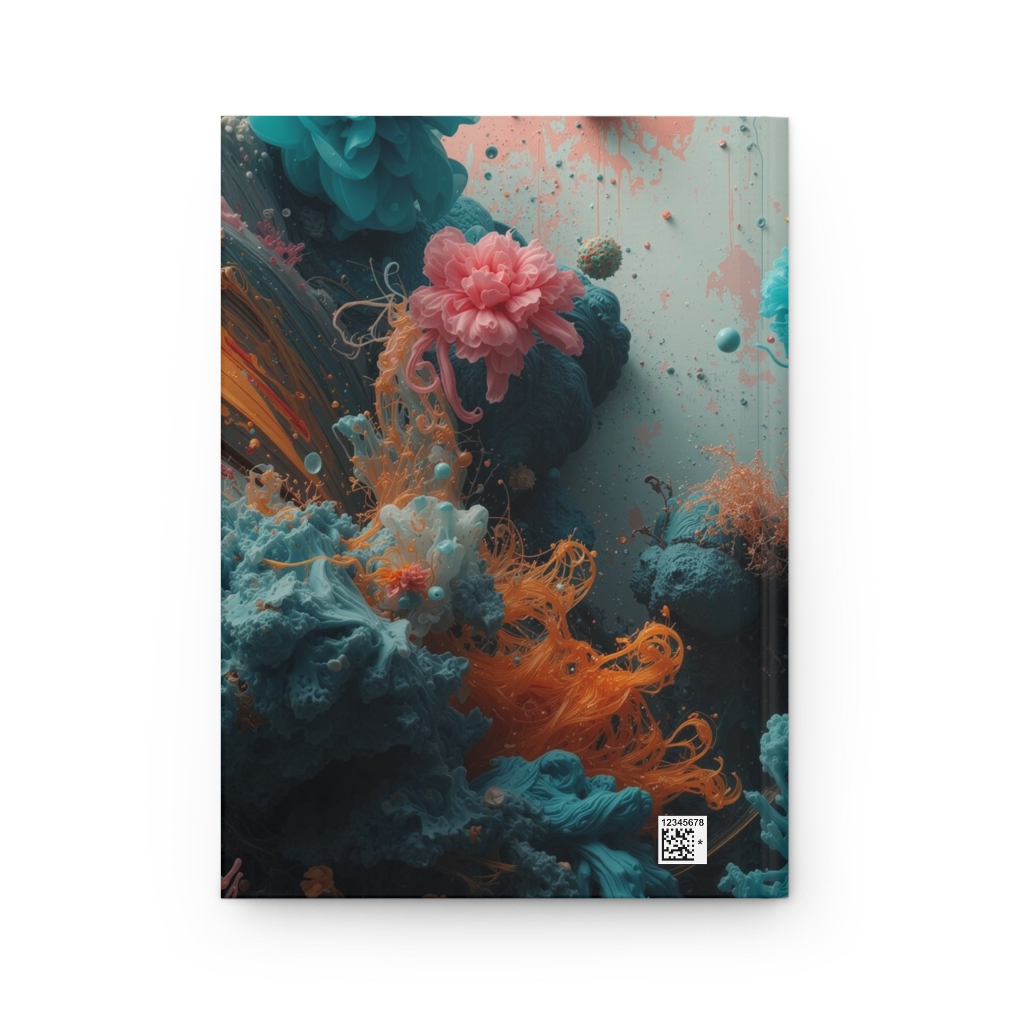 Tidebloom Hardcover Journal — Coral Reef Bloom Notebook