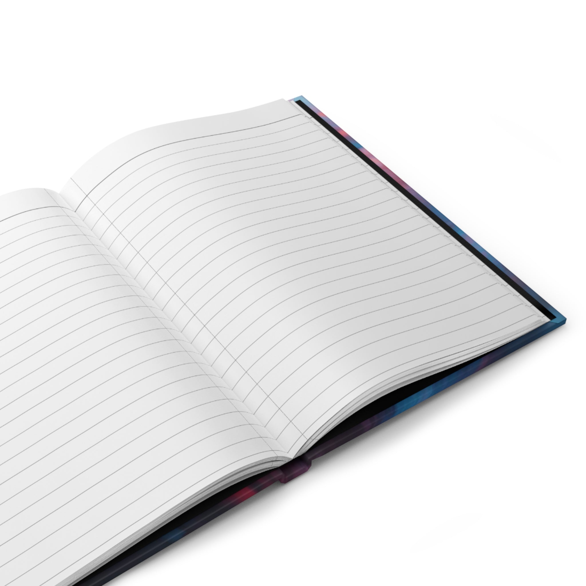 Vortexbloom Hardcover Journal — Radial Motion Burst Notebook