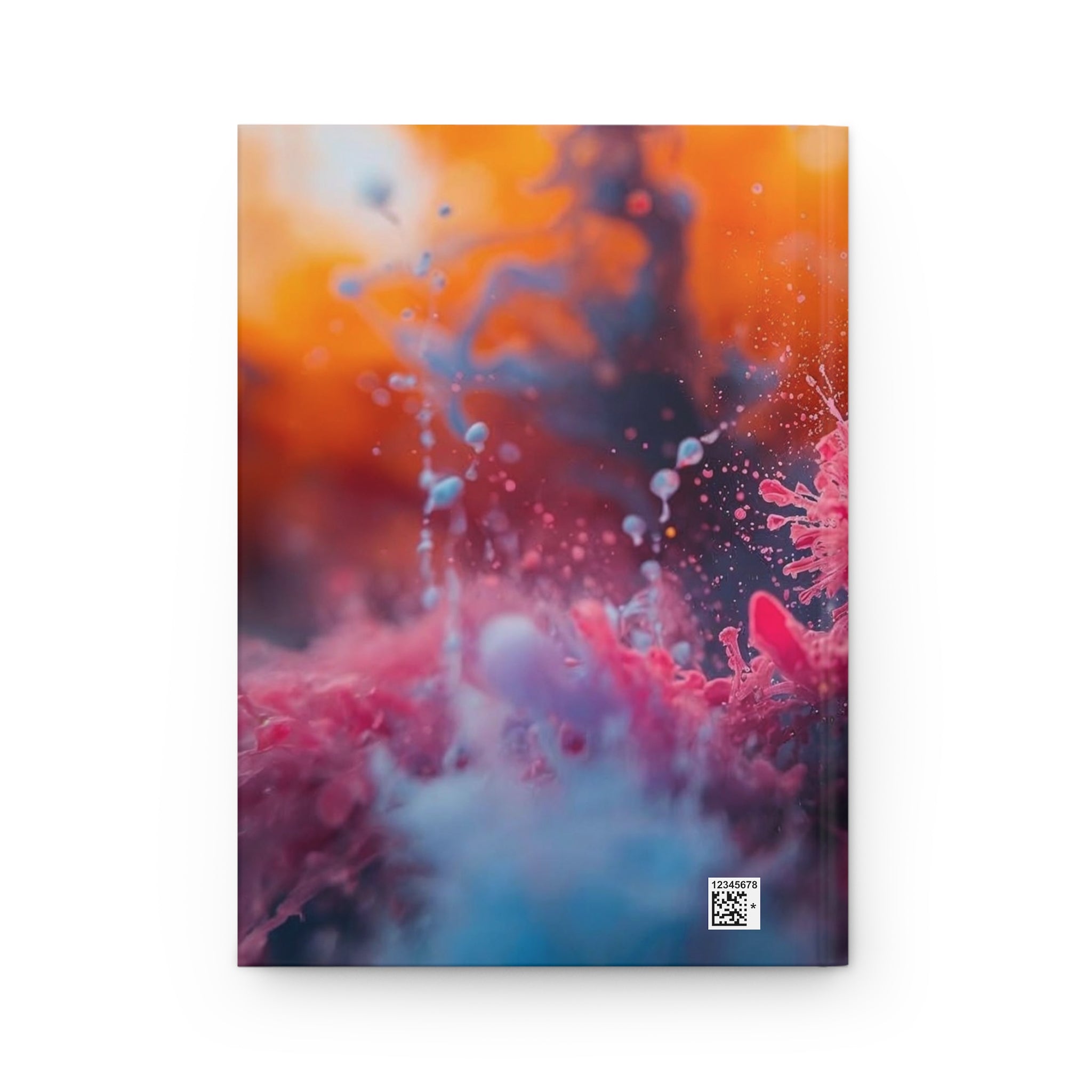 Novaflare hardcover journal by Scattercrate — magenta burst abstract notebook