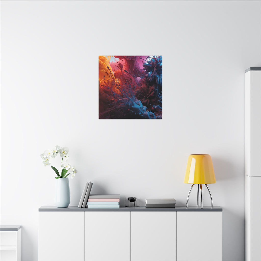 Tempestsplash Canvas Print — Violet Storm Splash Wall Art