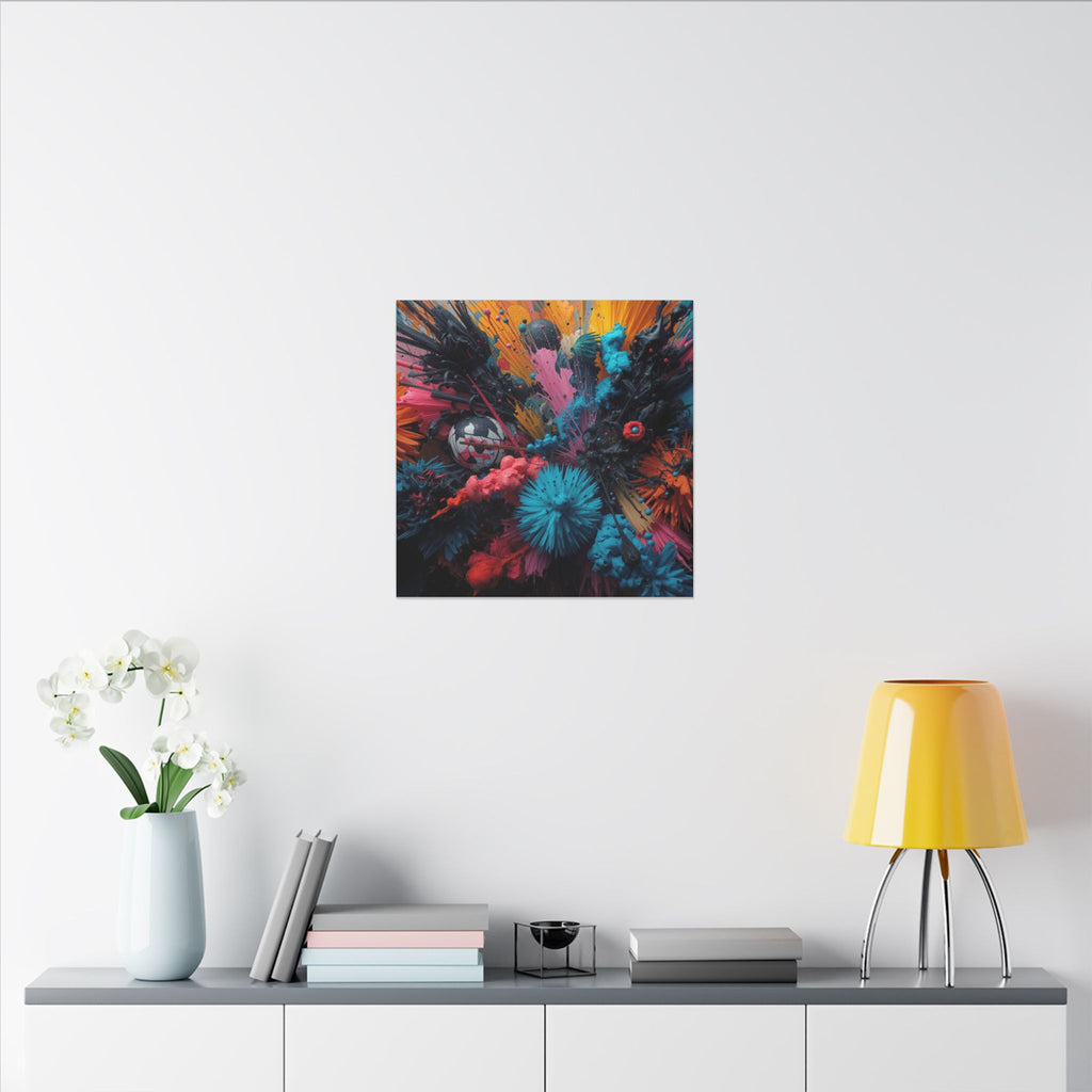 Radiantburst Canvas Print — Radiant Color Burst Wall Art
