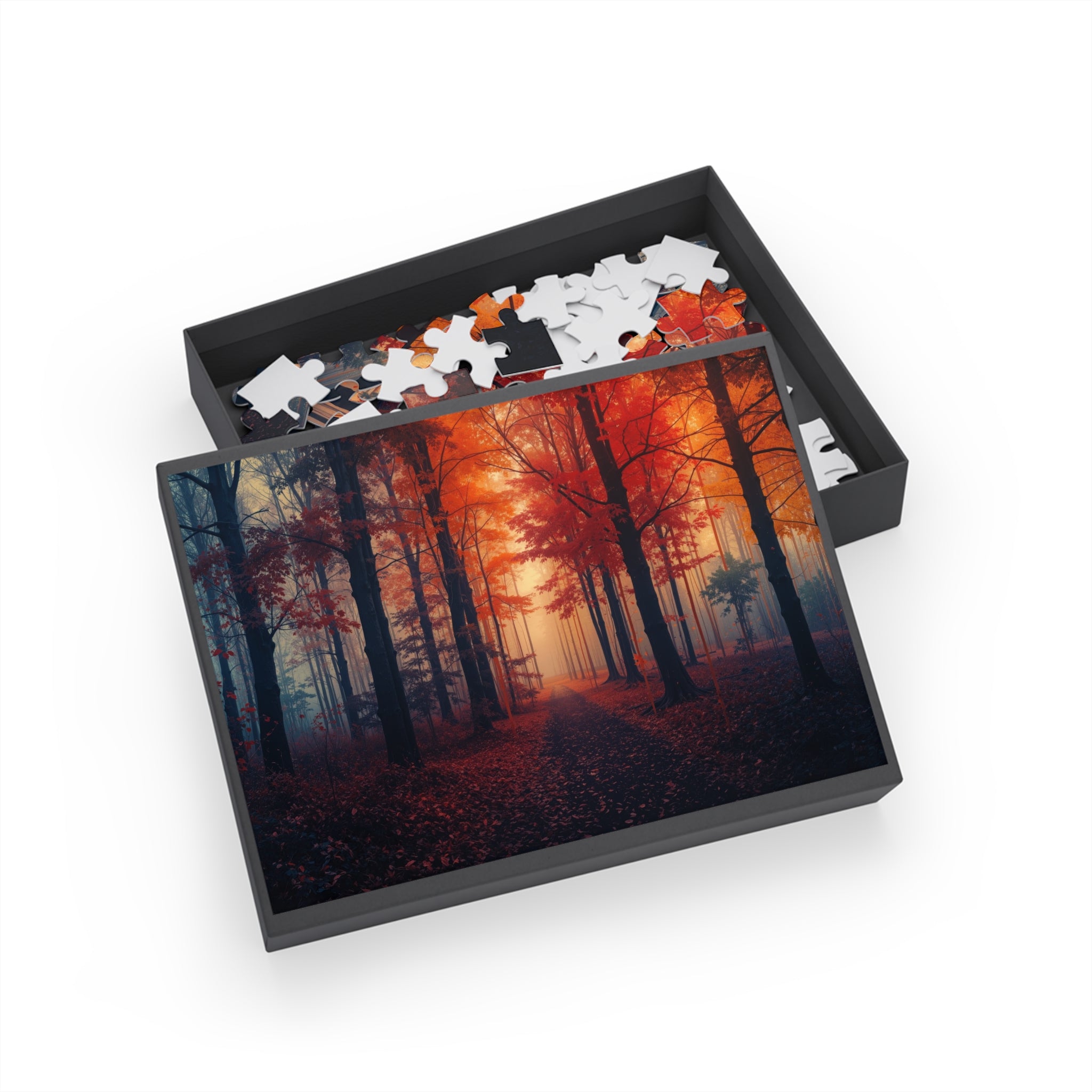 AMBER FOREST — 500-Piece Autumn Forest Art Puzzle