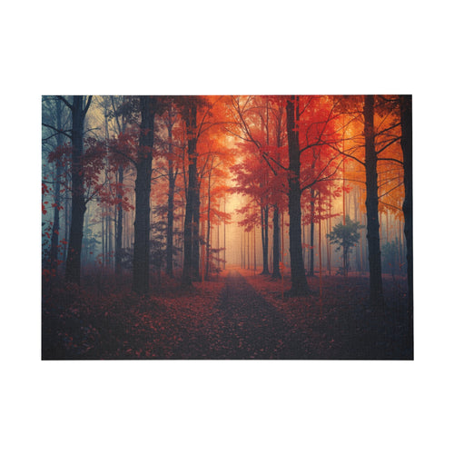 AMBER FOREST — 500-Piece Autumn Forest Art Puzzle
