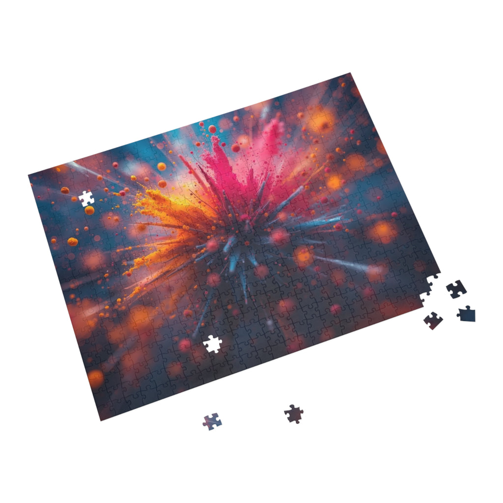 SPINEBLOOM — 500-Piece Abstract Art Puzzle