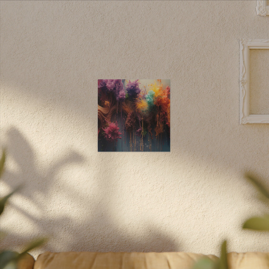 Spectrumdrip Canvas Print — Rainbow Drip Wall Art