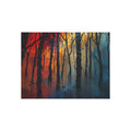 INKWASH 500-piece abstract forest art puzzle by Scattercrate — inky moody forest jigsaw gift