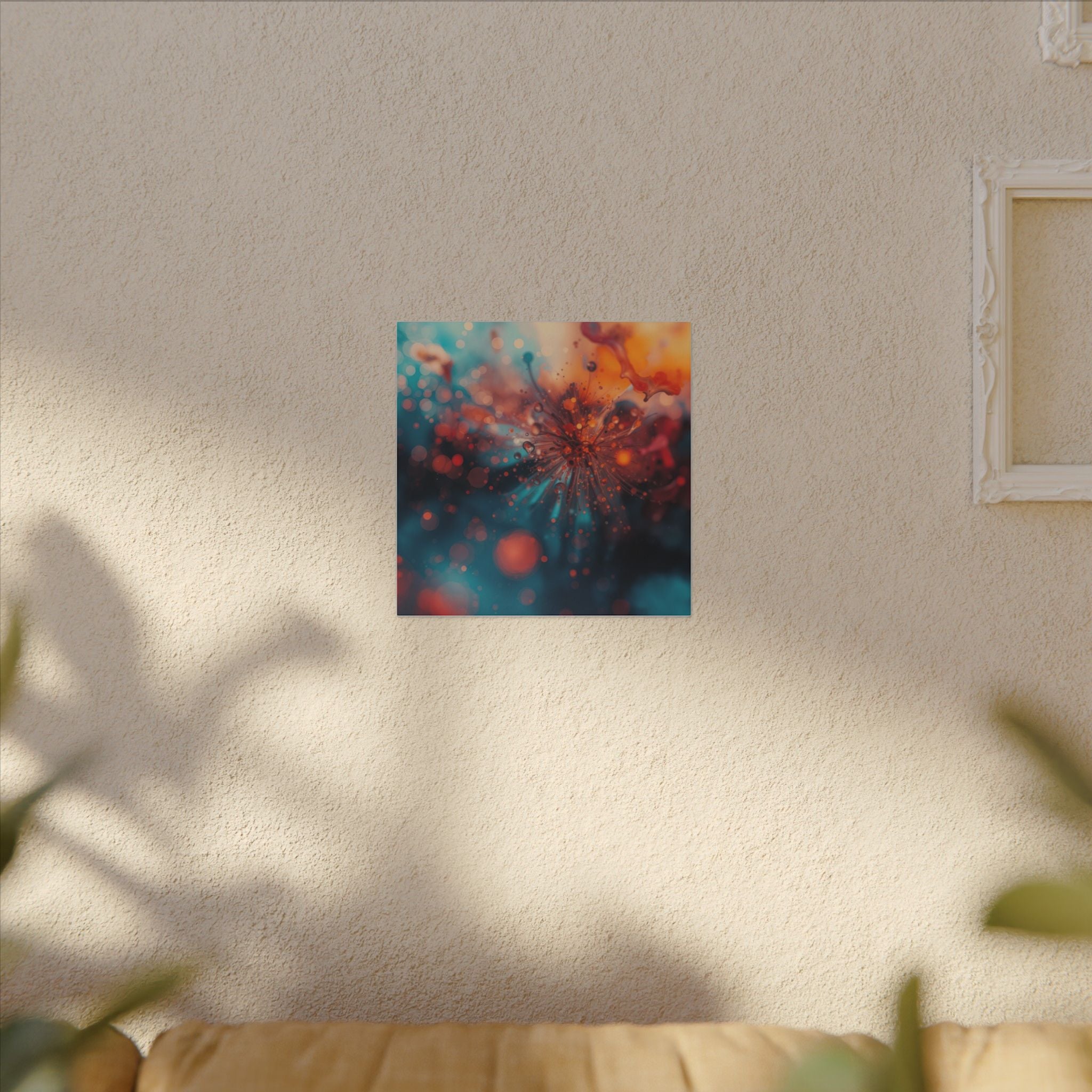 Sparkburst Canvas Print — Ember Starburst Wall Art