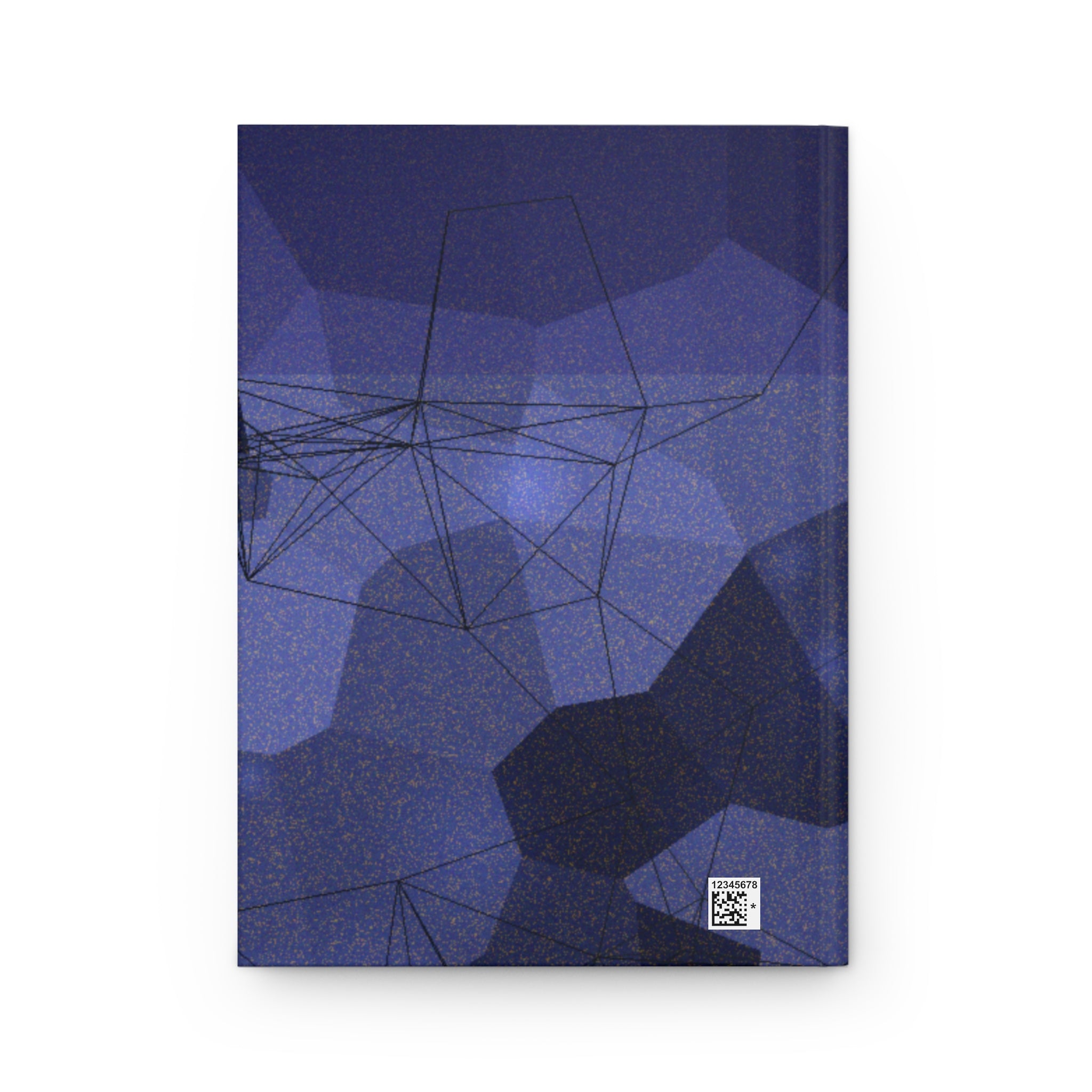 DRIFT — Abstract Midnight Hardcover Journal | Dark Abstract Art Notebook for Creatives