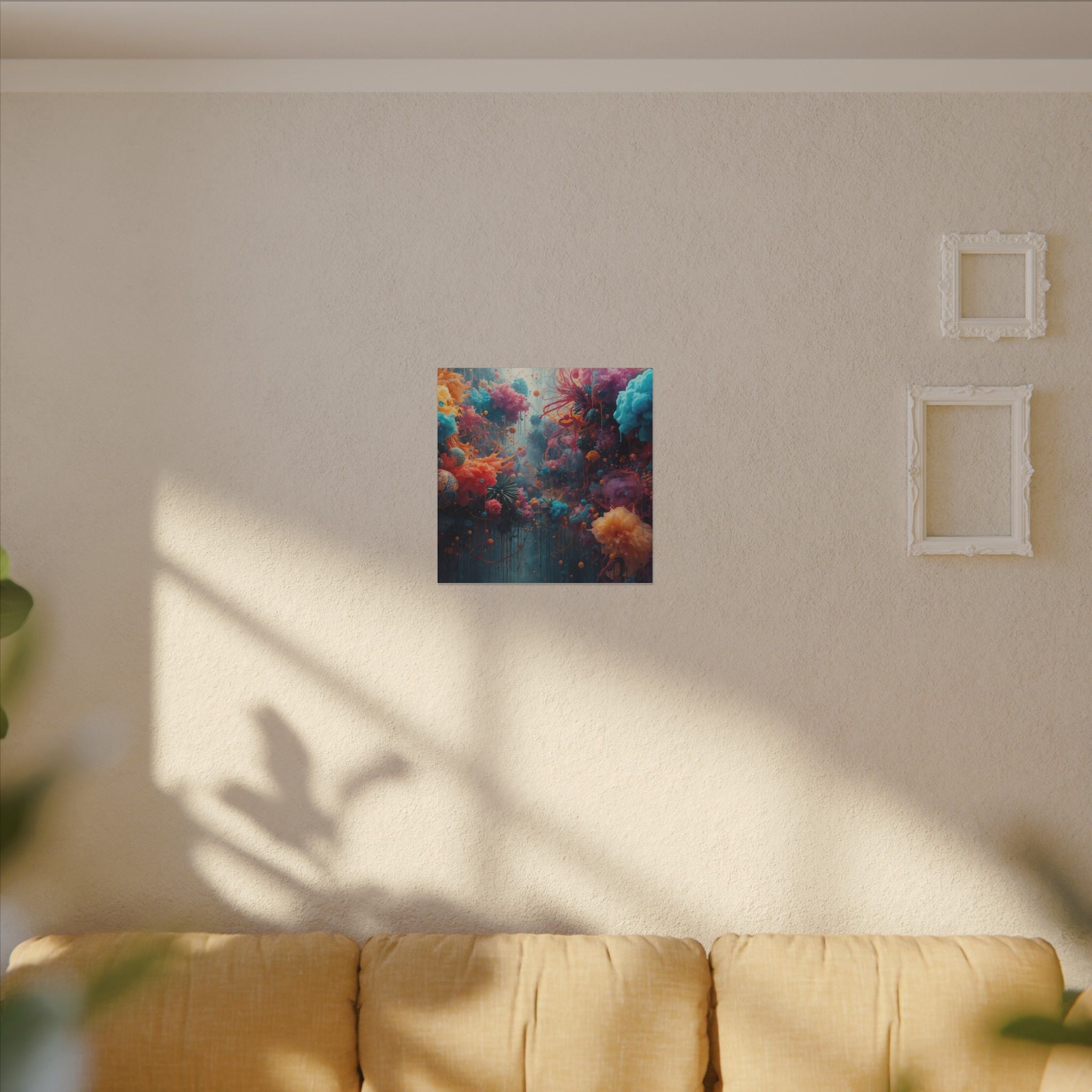 Bloomsurge Canvas Print — Abstract Color Splash Wall Art