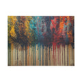 CHROMAFALL full-spectrum paint drop art puzzle by Scattercrate — bold maximalist color explosion