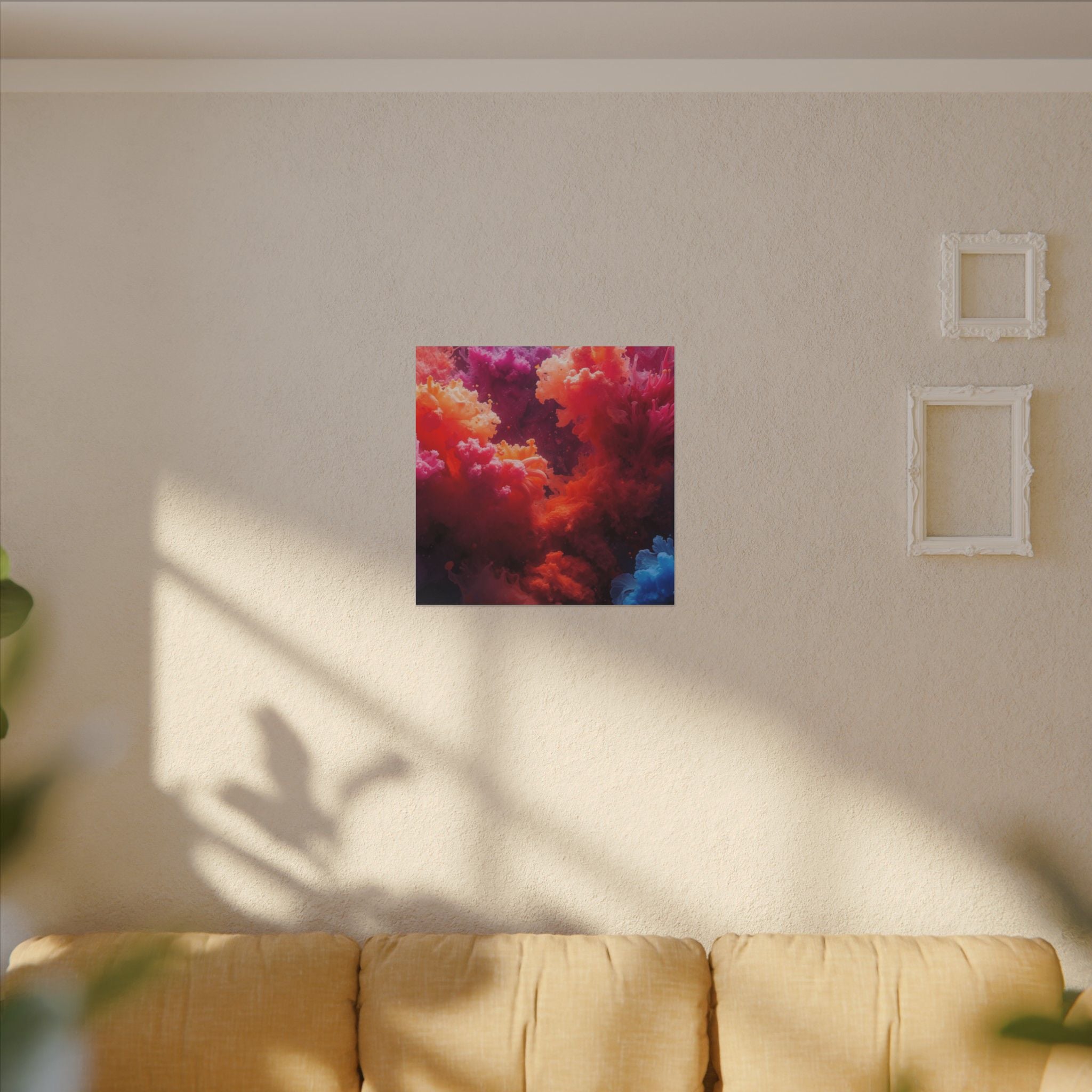 Rosehaze Canvas Print — Magenta Cloudburst Wall Art
